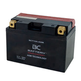 Batterie moto AGM BCT12A-AGM, YT12A-BS, 12 V, 10 Ah, CCA : 175 A, 150 x 85 x 105 mm
