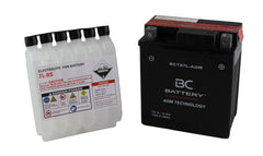 BCTX7L-AGM| Batteria Moto AGM, YTX7L-BS, 12V, 6Ah, CCA: 100Amp, 150x70x130mm - BC Battery Italian Official Website