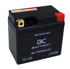 BCTZ7S-GEL| Batteria Moto al GEL,YTZ7S, 12V, 6Ah, CCA:130Amp, 113x70x105mm