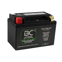 BC Lithium Batteries BCTX9-FP Batteria Moto al Litio LiFePO4, 0,8 kg, 12V, HJTX9-FP / YTX7A-BS / YTX9-BS / YTR9-BS - BC Battery Italian Official Website